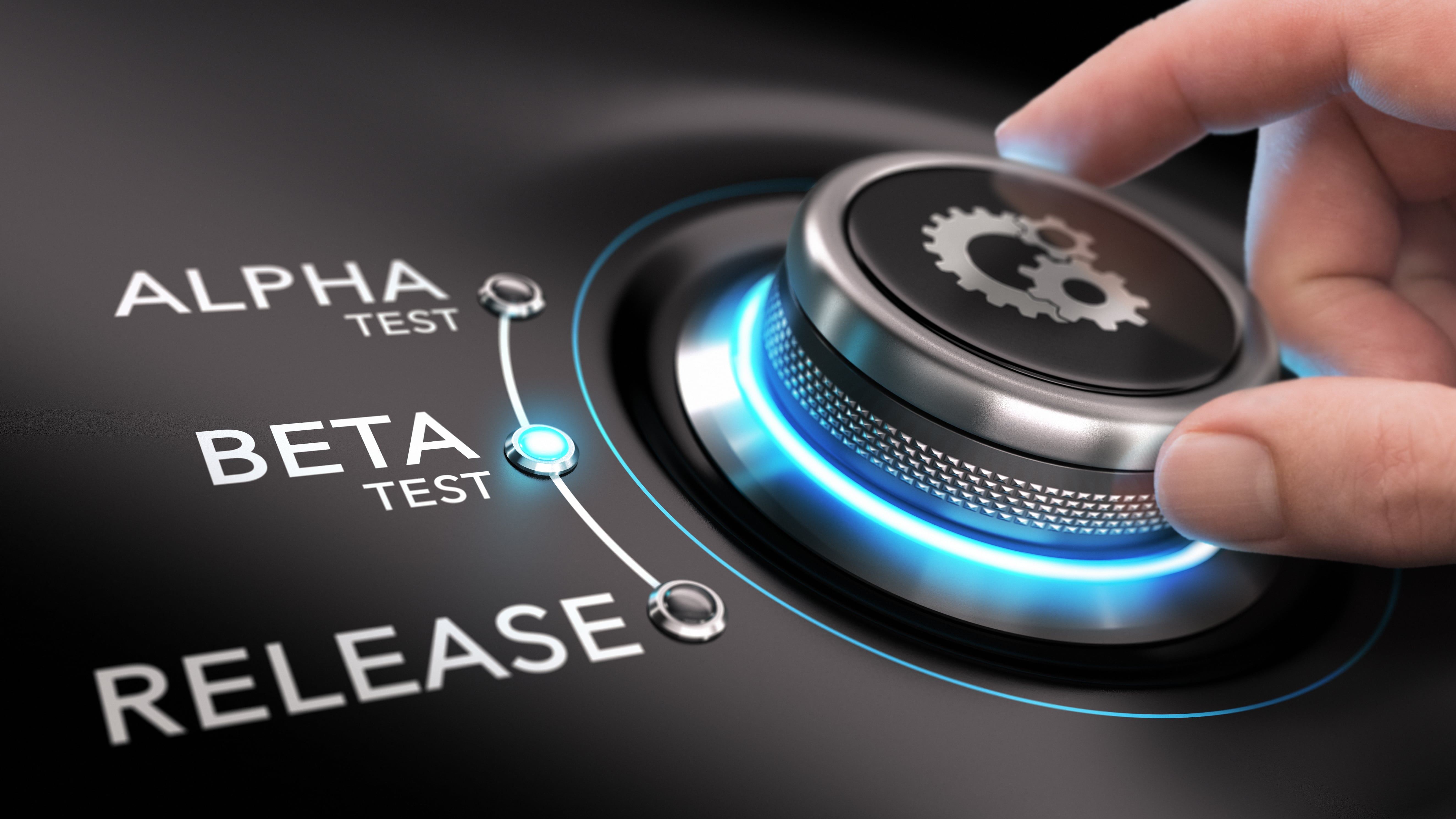 Button for testing software