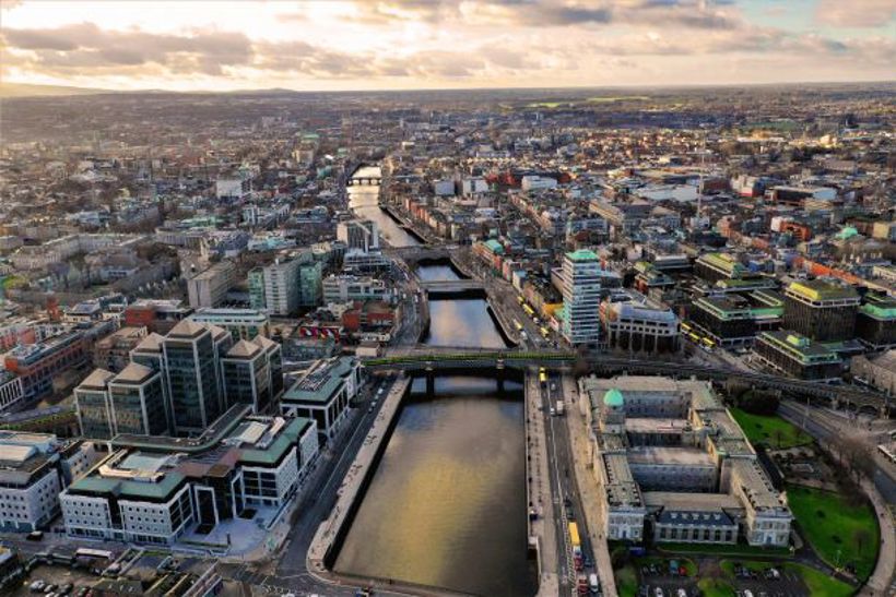 Dublin from above